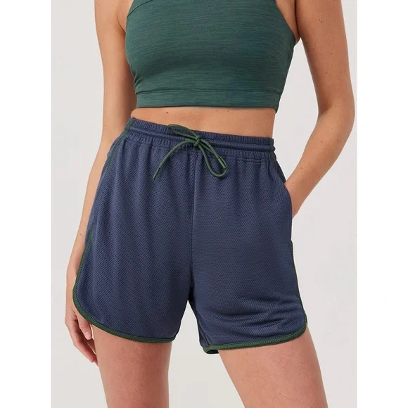 Outdoor Voices Blue and Green Athletic Shorts - Picture 1 of 5
